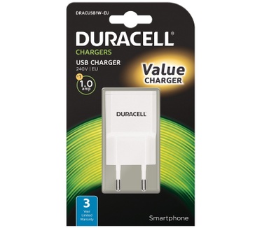 Duracell 1A USB Smartphone Wall Charger