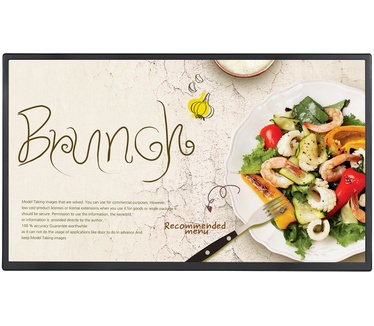 LG 32SM5J-B. Beeldschermdiagonaal: 81,3 cm (32"), Display technologie: IPS, Resolutie: 1920 x 1080 Pixels. Gemiddeld vermogen: 20 W. Productontwerp: Digitale signage flatscreen, Kleur van het product: Zwart, Model: Horizontaal/Verticaal. Bedoeld voor: Uni