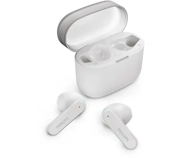 Philips PHILIPS TAT2139WT/00 True Écouteurs intra-auriculaires sans fil Bluetooth - Petits bourgeons - Son naturel - Basses dynamiques - Étui de chargement de poche - Appels clairs - Blanc
