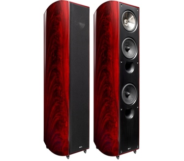 Kef XQ40 Bordeaux Rood, Champagne, Zwart