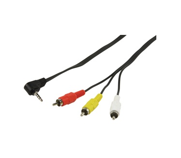 HQ Products 3.5mm - 3x RCA 1.5m