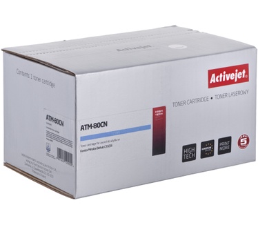 Activejet ATM-80CN tonercartridge voor Konica Minolta printers, vervanging Konica Minolta TNP80C; Supreme; 9000 pagina's; blauw
