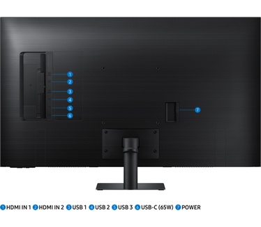Samsung Smart Monitor M7 (LS43AM700) Zwart
