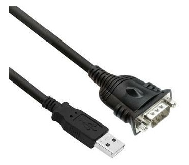 ACT EM1016 USB naar Serieel Converter Zwart