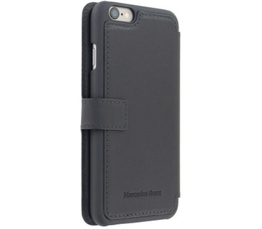Mercedes-Benz Leather Book Case - Apple iPhone 6/6S Plus - Zwart