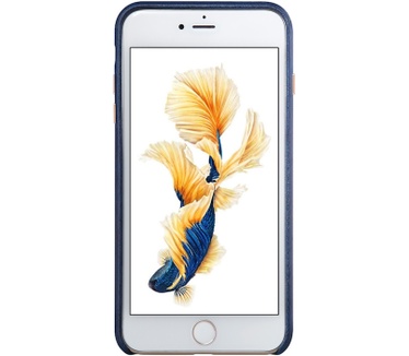 Nillkin Englon Leder BackCover Apple iPhone 7 Plus (5.5") - Blauw Blauw