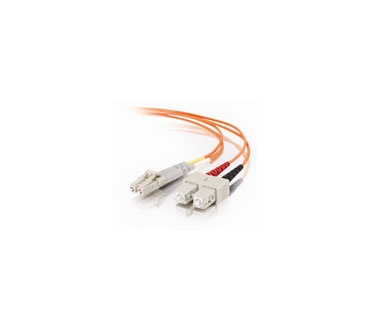 CablesToGo 10m LC/SC Duplex 50/125 Multimode Fibre Patch Cable