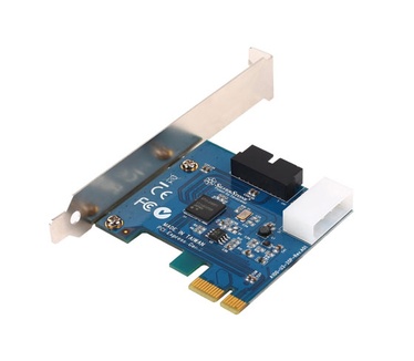 Silverstone EC SST-EC03 Internal Dual Port USB 3.0 Card - black