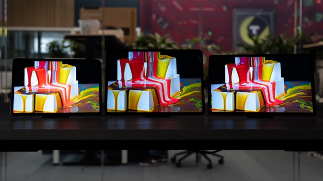 V.l.n.r: Xiaomi Pad 7 Pro, OnePlus Pad 3, Samsung S10 FE+
