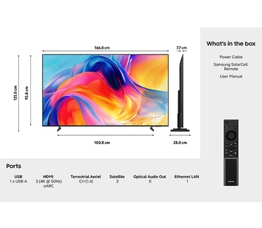 Samsung 75” Mini LED 4K Vision AI Smart TV M74H (2026)
