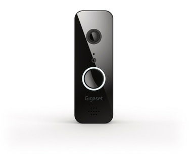 Gigaset Smart Doorbell - Slimme video deurbel - Full HD 1920 x 1080 - Twee-weg audio - Stuurt gratis screenshot naar smartphone / smartwatch - Geen verplicht abbonement - Zwart
