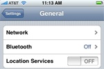 iPhone location services