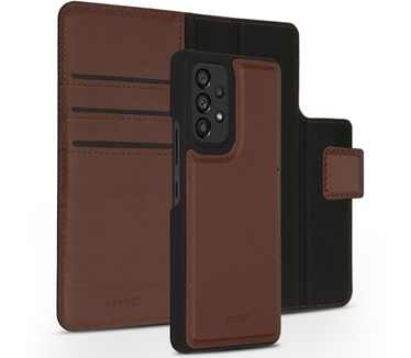 Accezz Premium Leather 2 in 1 Wallet Bookcase Samsung Galaxy A53 - Bruin