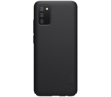 Nillkin Frosted Shield Hard Case - Samsung Galaxy A02s - Zwart Zwart