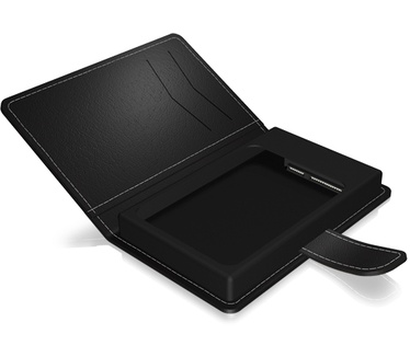 Raidsonic Icy Box IcyBox IB-255U3 Kunstleder Zwart