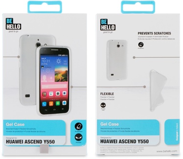 BeHello Huawei Ascend Y550 Gel Case Transparent