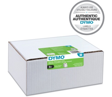 Dymo DYMO originele LabelWriter grote verzendlabels/naamkaarten | 54 mm x 101 mm | 24 rollen met elk 220 labels (5280 zelfklevende etiketten) | Geschikt voor de LabelWriter labelprinters | Gemaakt in Europa
