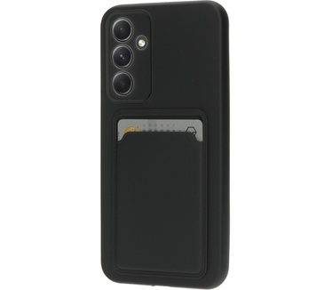 Mobiparts Classic TPU Case with Cardholder Samsung Galaxy A54 4G/5G Matt Black
