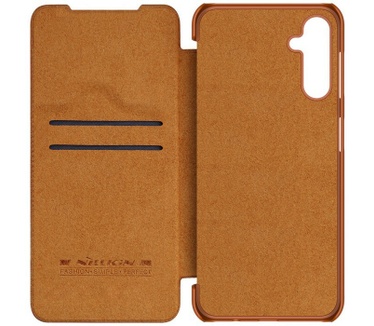 Nillkin Qin PU Leren Book Case Samsung Galaxy A14 (A146) - Bruin Bruin