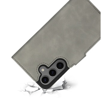 Mobiparts Classic Wallet Case Samsung Galaxy S24 Granite Grey