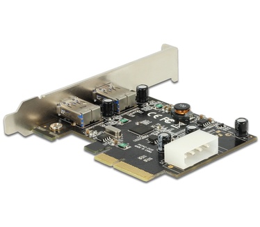 Delock PCI Express Card > 2 x external SuperSpeed USB 10 Gbps (USB 3.1, Gen 2) type A female