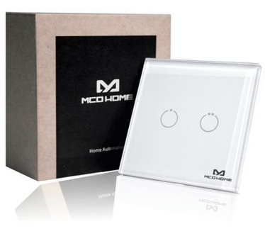 MCO Home Z-wave aanraakschakelaar met 2 knoppen