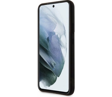 Guess Silicone Retro Hard Case Samsung Galaxy S22+ (S906) - Zwart Zwart