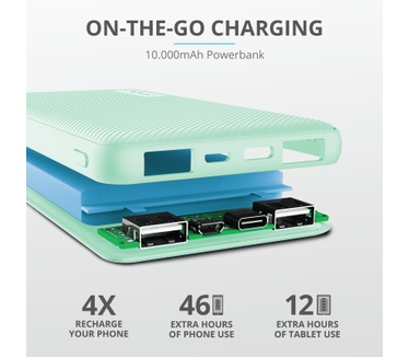 Trust Primo Ultra-thin Powerbank 5.000 mAh Roze