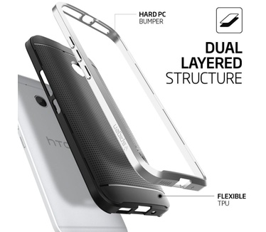 Spigen Neo Hybrid HTC 10 Case - Satin Silver