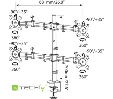 Techly ICA-LCD 483-Q