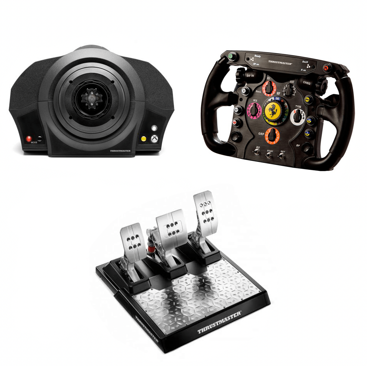 Thrustmaster TX Servo Base Ferrari Formula stuur T LCM pedalen