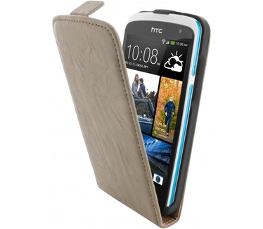 Mobiparts Mobiparts Vintage Flip Case HTC Desire 500 Creme