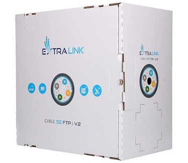 Extralink CAT5E FTP (F/UTP) V2 OUTDOOR TWISTED PAIR 100M