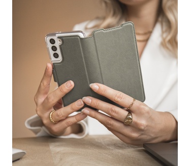 Accezz Xtreme Wallet Bookcase Samsung Galaxy A21s - Lichtgroen
