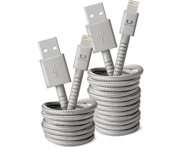 Fresh 'n Rebel USB naar Lightning Kabel 1,5 meter Grijs