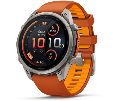 Garmin fēnix 9 Pro, 47mm, InReach, Titanium (Oranje)