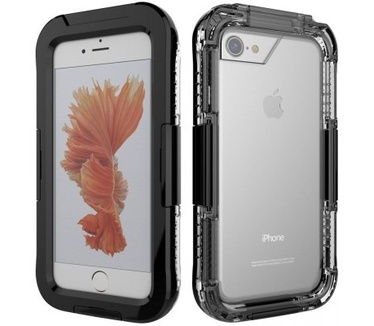 qMust Apple iPhone 7 Waterdicht hoesje - tot 10m diepte - Black
