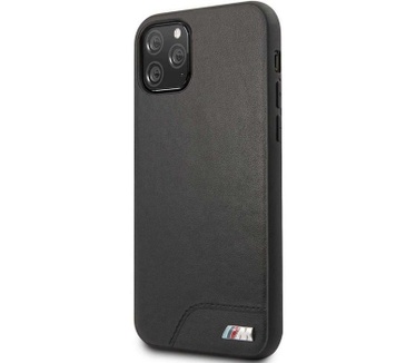 BMW M-Line Smooth Hard Case Apple iPhone 12 Pro Max (6.7") Zwart  Zwart