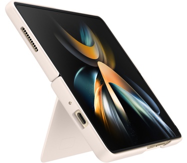 Samsung Galaxy Z Fold4 Slim Standing Cover Beige