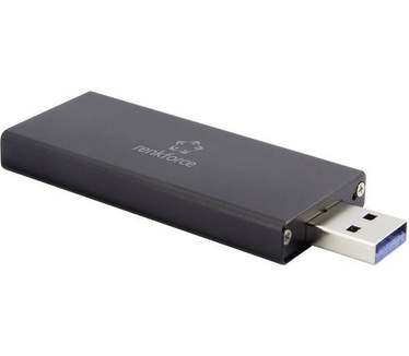 Renkforce RF-4521561 M.2 harde schijf-behuizing Zwart