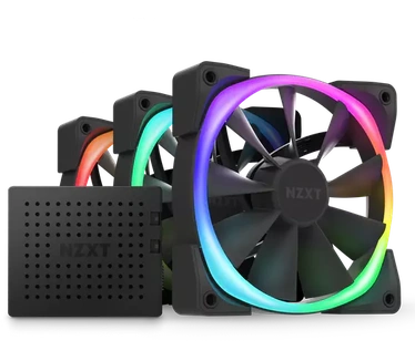 NZXT Aer RGB 2 Triple & Controller Zwart, 120mm