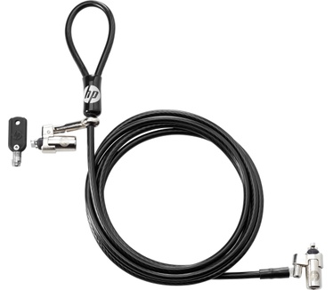 HP dubbelzijdig kabelslot met sleutel, 10 mm