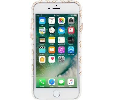 Nillkin Oger PU Leather Hard Case - Apple iPhone 7 (4.7") - Wit Wit