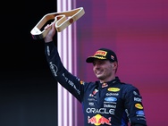 Max Verstappen. Bron: Clive Rose/Getty Images