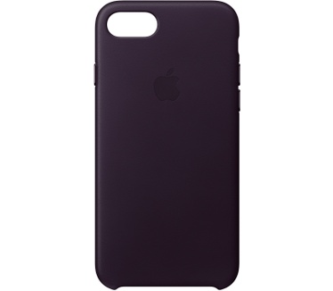 Apple Leren hoesje voor iPhone 8/7 Aubergine