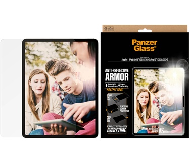PanzerGlass PanzerGlass® Anti-Reflective Armor Screen Protector iPad Air 13" (2024-2026) | Pro 13" (2024-2025) | Ultra-Wide Fit w. Fastfit tool