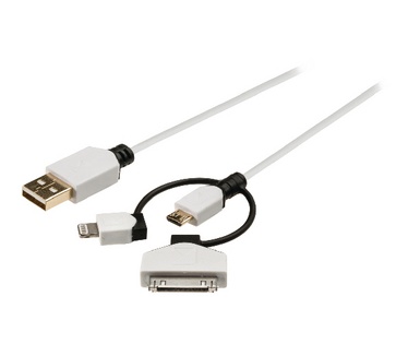 König USB A/Lightning/USB Micro B/Apple 30-pin, 1 m