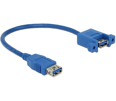 Delock 0.25m 2xUSB3.0-A