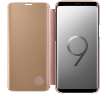 Samsung Galaxy S9 Clear-View Standing Cover (Galaxy S9) Rosé Goud