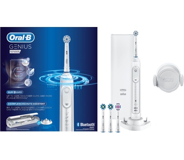 Oral-B Genius 10100S White Elektrische Tandenborstel Powered By Braun